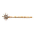 Vintage Rhinestone Moon Snowflake Star Hair Clip - Bobby Pins for Women, Alloy Barrettes