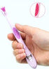 Cute Individually Packaged Toothbrush Set, Compact Head, Purple, 3 Count