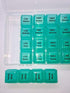 Healthaccessories 7 Spanish Day Four Times a Day Weekly Pill Planner Organizer - Large Compartment Pill Boxes Store