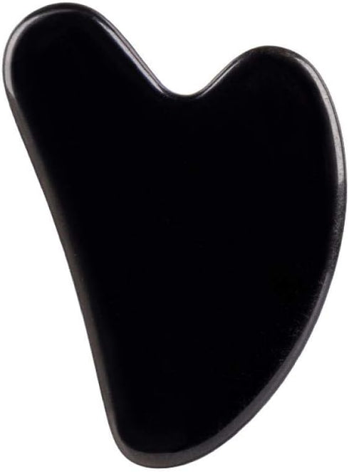 LadyCent Natural Jade Guasha Stone Board Massage, Rose Quartz Guasha Plate Jade Face Massager Scrapers Tools for Face