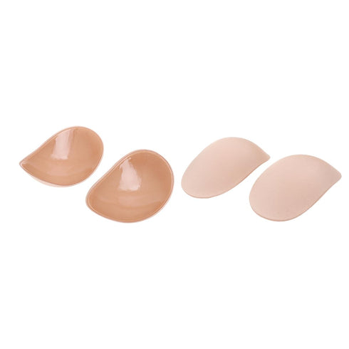 SUPVOX Women Shoulder Pads - Adhesive Shoulder Enhancer Anti-slip Cushion Push Up Pads 2pcs (Khaki)