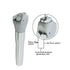 2PCS Dental Air Water Spray Syringe, Triple 3 Way with 2 Nozzles Tips, Metal Handle + 4Pcs Alloy Nozzles