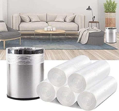 Supellectilem 4 Gallon Trash Bags - 100 Small Mini Garbage Bags | 17"