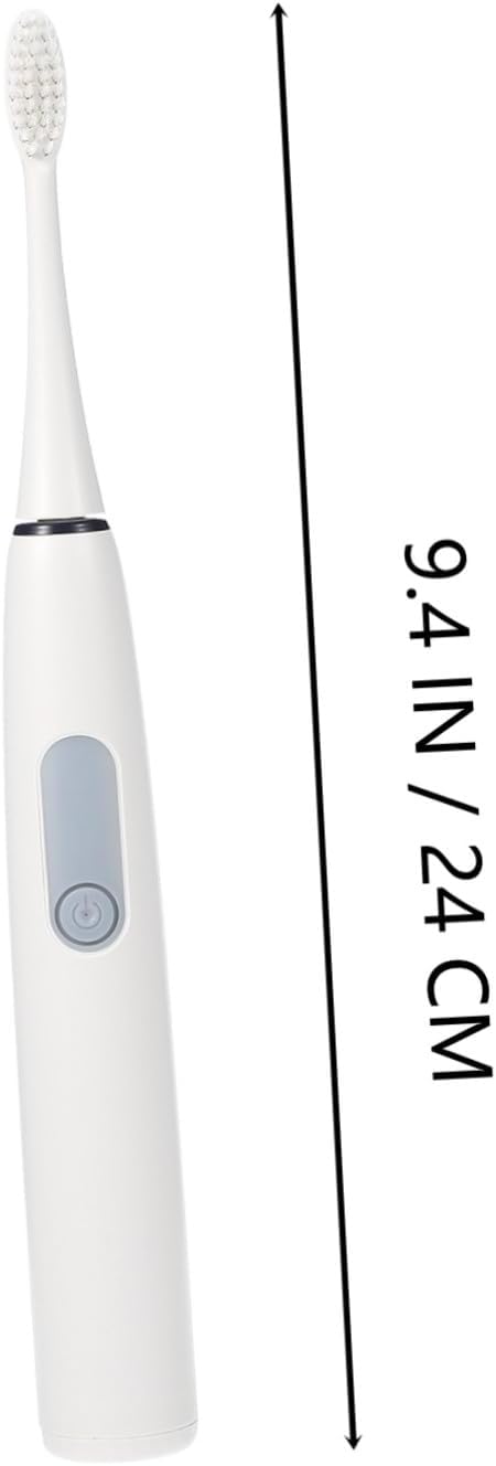 VERDANVERSE Electric Toothbrush for Adults with Soft Bristles Waterproof Button Rechargeable Battery Powered Oral Care