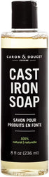 Caron & Doucet Cast Iron Cleaning Soap | 100% Plant-Based Soap for Cleaning, Restoring, and Care (8 oz)