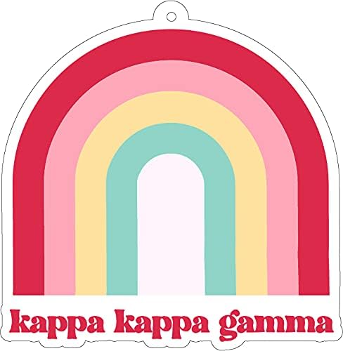 Kappa Kappa Gamma Rainbow Air Freshener, 2/Pack, Flowers & Sunshine Scent