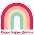 Kappa Kappa Gamma Rainbow Air Freshener, 2/Pack, Flowers & Sunshine Scent