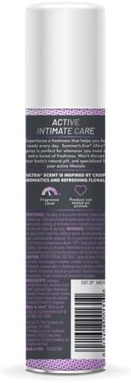 Summer's 2 Eve Ultra Extra Strength Feminine Deodorant Spray, Ounce