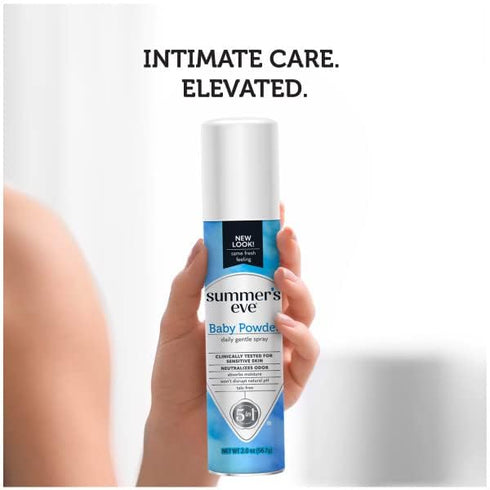 Summer's Powder-2 oz (Pack 1) EVE Feminine Deodorant Spray-Baby