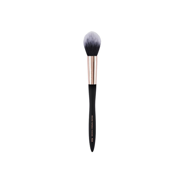 Profusion Cosmetics Artistry Series Round Tapered Powder Brush, Dense Application of Powder Products With Soft Touch Matte Finish, Waved Handle for Optimum Grip, and Lightweight Balance