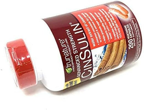 Advanced Strength Cinsulin Cinnamon, Chromium Picolinate, Vitamin D3, 500 Mg, 200 Capsules