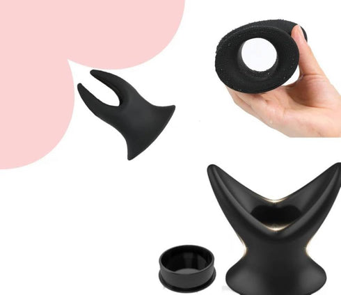 Yoikun Black Hollow Butt Plug, Silicone Butt Plug Anal Expander Vaginal Expander Anal