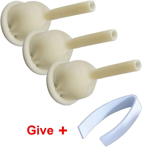 YEYSXSY 30 Pack 25mm Urinal Bag Male External Catheter Self Adhering Male External Condom Catheter Soft Latex