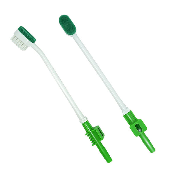 Disposable Suction Swab Toothbrush Head Green, Pack of 20 for Convenient Oral Care