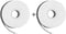 Davids Expanding Dental Floss Refills, 2 Spools, 250+ No Break Woven Strands, Vegan, Kid Friendly, 66 yd