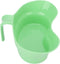 Kidney Tray Plastic - Mouth Wash Basin Cup for Bed Toothbrush, Large with Handle for Oral Care, Sick Kidney Shape
