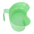 Large Kidney Shaped Oral Care Basin, Portable Toothbrushing Tray with Handle for