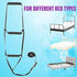 OYSTERBOY Bed Rope Ladder Pull/Sit Up Assist Device with Non-Slip Padded Handle Strap - Sit Up Hoist for Elderly Senior