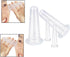 Zhuluck 4Pcs Set Massage Cupping Silicone Mini Facial Cups Face Massager Helper Skin Care Neck Back Eyes Massaging Cup