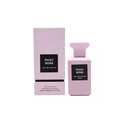 Picky Rose EDP 80ml by Fragrance World - Luxury Niche Perfume for Women, Amber Vanilla Fragrance