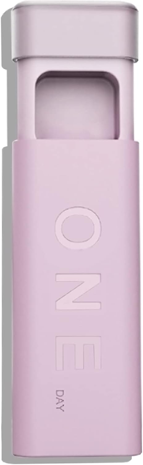 Travel Pill Organizer, 3 Times a Day Pill Box for Vitamins, Fish Oil, Supplements, Waterproof (Pink, 1PCS)