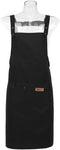 Professional Hairdresser Apron, Waterproof Stylist Tool for Hairdressing, Coloring, Shampoo, Haircuts - Black