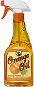 Howard Orange Oil Wood Polish and Feed-N-Wax Wood Polish and Conditioner, Bundled with Steel Wool