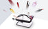 Louise Maelys Portable Clear Makeup Bag - Waterproof Zipper Travel Storage Pouch with Handle