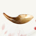 Healifty Large Ox Horn Scrapping Tube Body Massager for Neck Back Shoulder Relief Traditional Chinese Acupoint Pressure