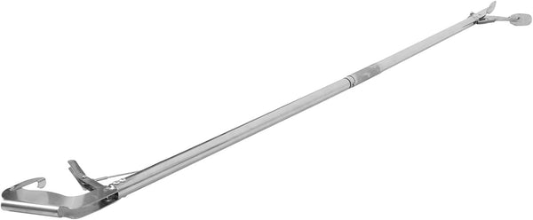 ZUNOXAZ Stainless Steel Foldable Grabber Clamp 118cm Long Reacher Tool for Elderly Disabled