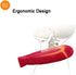 ORTOLY 1.6L LEIRUO U-Shaped Hot Water Bottle with Cover PVC Hot and Cold Water Bottle Neck & Shoulder Hot Water Bag