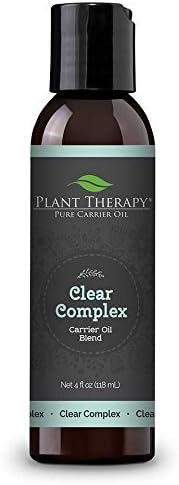 Plant Therapy Clear Complex Carrier Oil Blend, 4 oz Base for Essential Oils or Massage, Ideal for Oily Skin