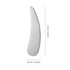 minkissy Small Metal Makeup Spatula, Stainless Steel Handheld Cream Spatula for Mixing and Sampling Skin Care (2Pcs)