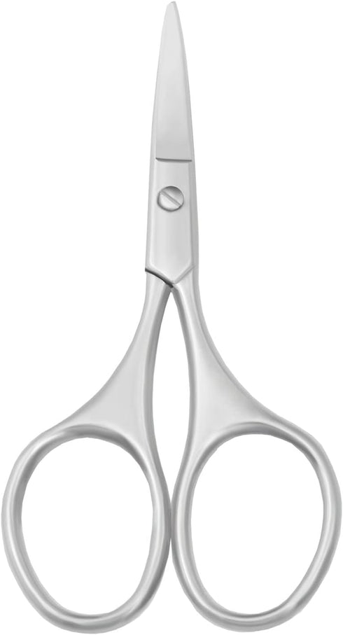 Multicolor Professional Grooming Scissors for Personal Care, Facial Hair Removal, Ear Nose Eyebrow Trimming, Stainless