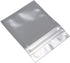 FERENLI 100 Pcs Mylar Zipper Lock Bag - Matte Foil Airtight Food Storage Bags with Front Window (7.5x10cm, Black)