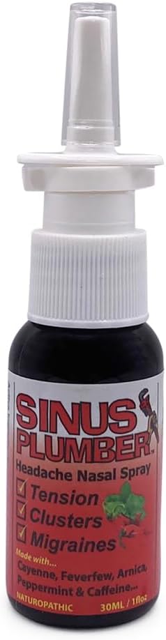 Sinus Plumber Headache Nasal Spray – Headache Relief Formula