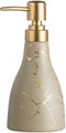 REFKIT Ceramic sub-Bottled Hand sanitizer Shower Gel Shampoo wash Press Bottle(Khaki)