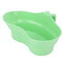 Large Kidney Shaped Oral Care Basin, Portable Toothbrushing Tray with Handle for Bedridden Patients, Elderly, or Sick