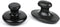 2 Pcs Long Mushroom Shaped Massage Stones Natural Bian Stone Hot Rock for Spa