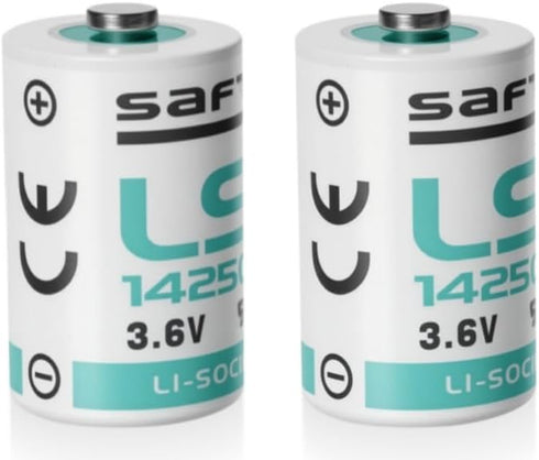 KCATDREY 2 X 1/2 AA 14250 3.6V Batteries Use for Dog Collar Watch