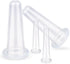 Tustao 4Pcs Transparent Massage Cupping Set Facial Set for Face Silicone Mini Facial