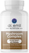 DR. EMIL NUTRITION 10 Mushroom Supplement, Functional Nootropic with Lions Mane for Mental Clarity & Immune Support