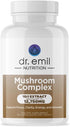 DR. EMIL NUTRITION 10 Mushroom Supplement, Functional Nootropic with Lions Mane for Mental Clarity & Immune Support