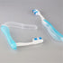 1Pc Blue Folding Travel Toothbrush for Adults, Portable Disposable Soft Toothbrush for Travel, Camping, School
