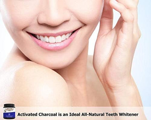 Large 12 Oz. Coconut Activated Charcoal Powder for Whitening Teeth, Rejuvenating Skin, and Better Digestion