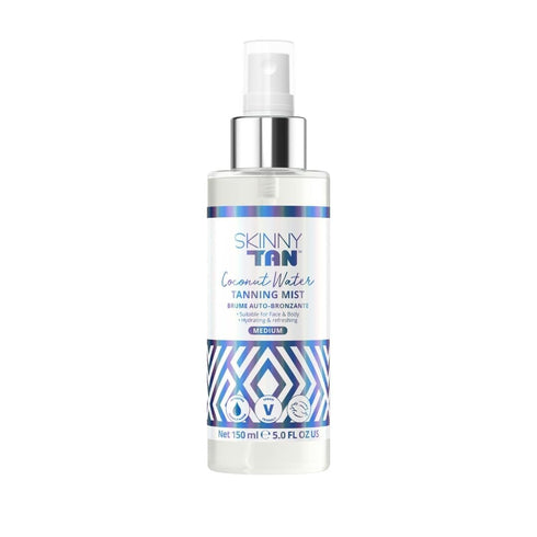 Skinny Tan Coconut Water Tanning Mist - Refreshing, Fast Absorbing, Medium, 5 oz