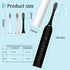 Sonic Electric Toothbrush Rechargeable for Adults Children, 6 Optional Modes with 4 Replacement Brush Heads