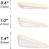 Premium Heel Cushions for Pain Relief & Shoe Comfort, Gel Inserts for Women and Men, Large, Beige
