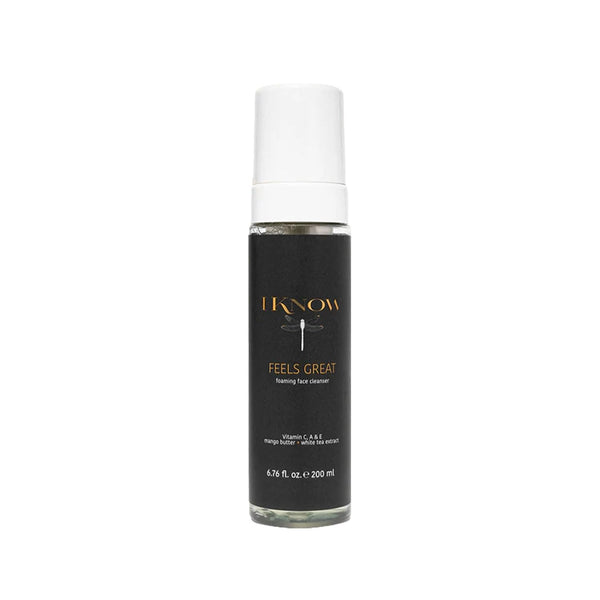 IKNOW FEELS GREAT Foaming Face Cleanser, Gentle Daily Wash for Deep Cleansing and Hydrating Skin Care (6.76 OZ)