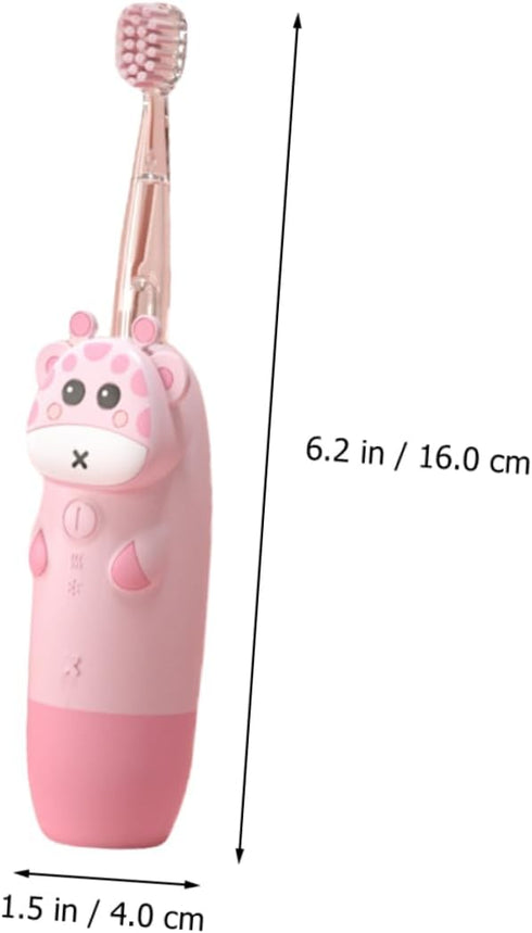 Set USB Toothbrush Boys and Girls Electric Tooth Brush Non-Slip Handle Travel-Friendly Daily Oral Hygiene